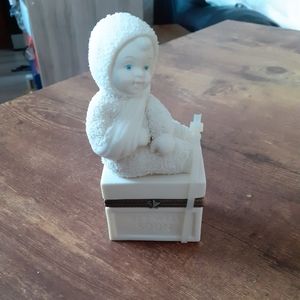 Snowbabies get well soon jewelry box